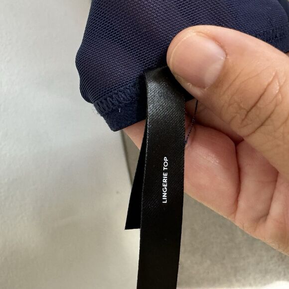 Torrid Babydoll Women 2 Blue Sheer Lace Lingerie Top Romantic Goth Fairy Vampy - Picture 5 of 8